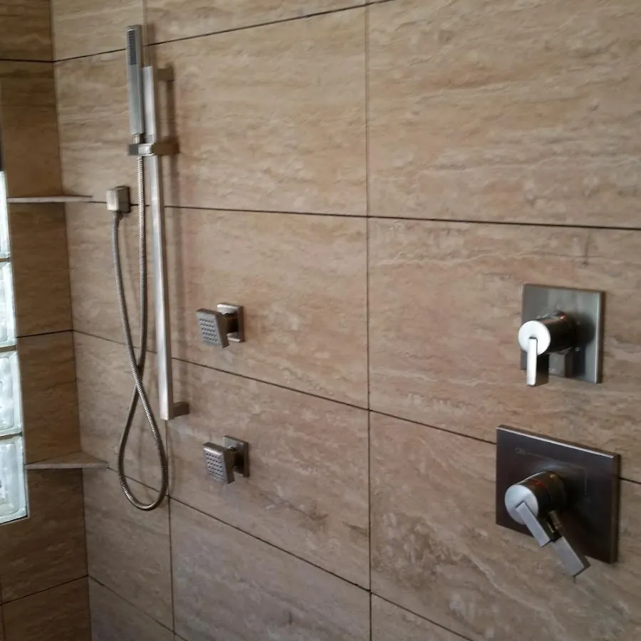 Shower fixture installation for Water Heater Replacement in Wilson